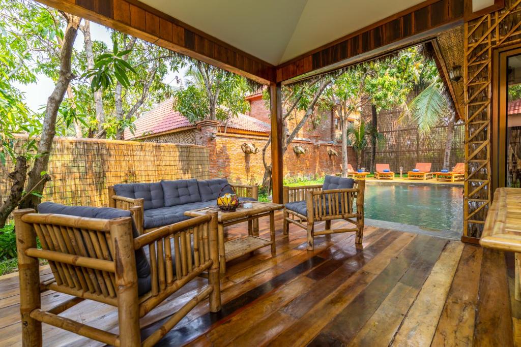 オーセンティック クメール ヴィレッジ リゾート (Authentic Khmer Village Resort) バルコニー/テラス