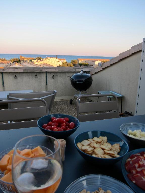 Duplex terrasse vue mer accès plage et piscine... - 2