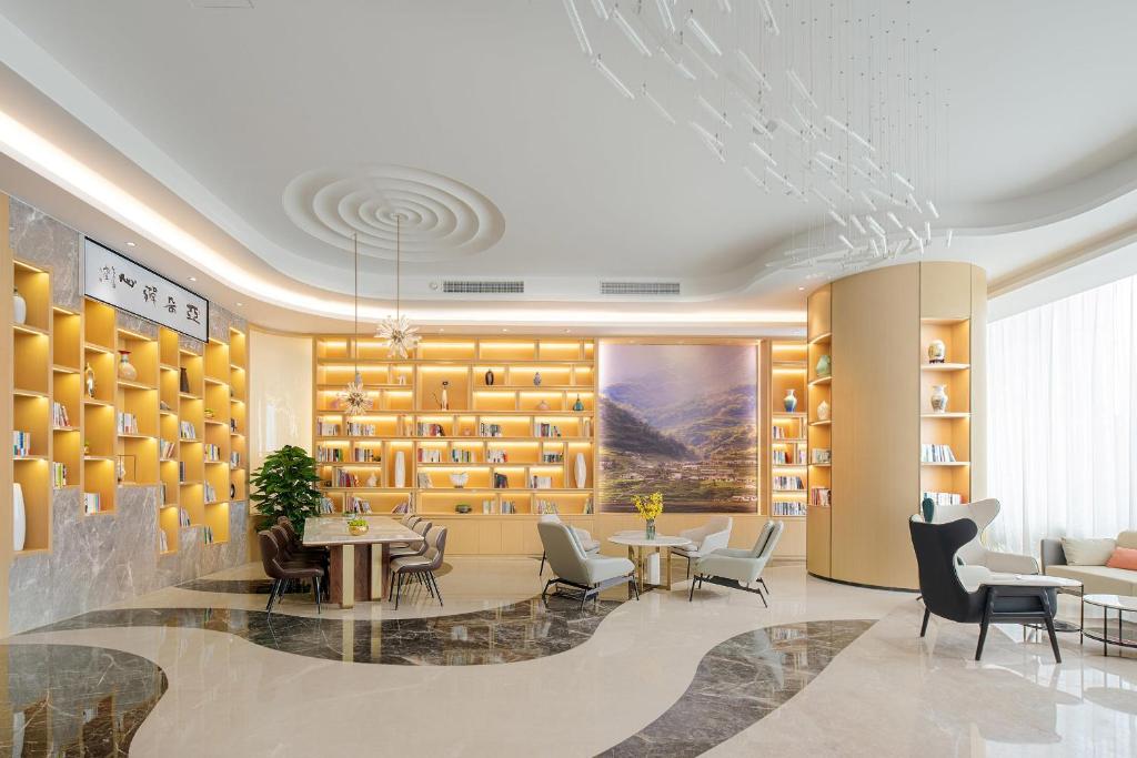 Atour Hotel의 도서관 및 휴식 공간