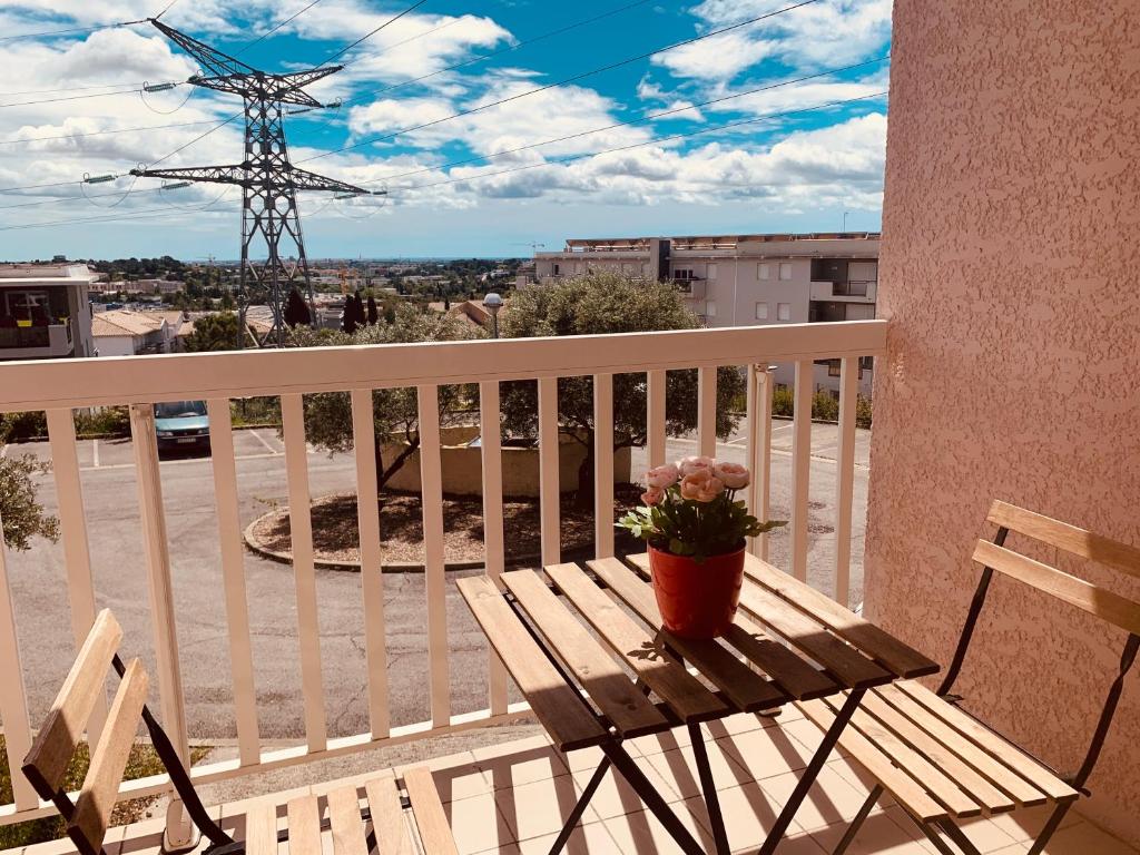 Sun7 view Montpellier, Piscine, Parking GRATUIT