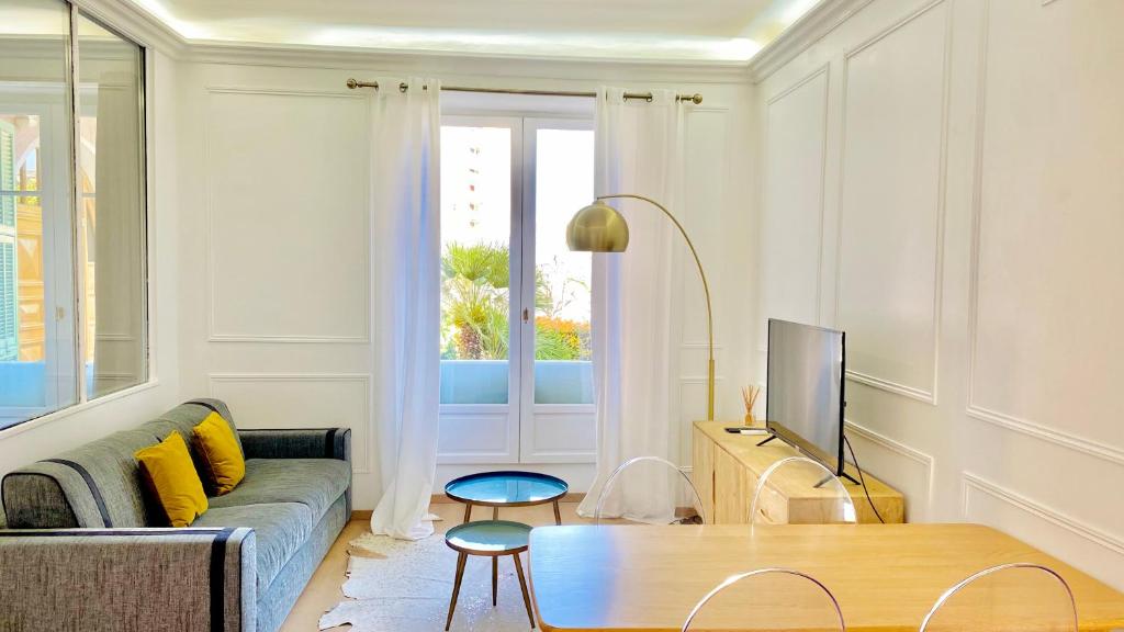 Designer Garden View AC, Fiber Wifi Heart of Monaco - 4