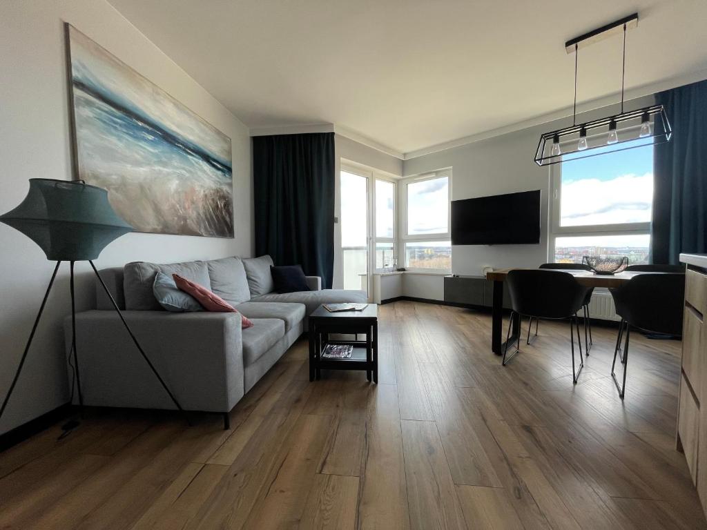 Apartament Comfort 10 z widokiem na Zatoke Gdanska - parking w cenie pobytu 전경