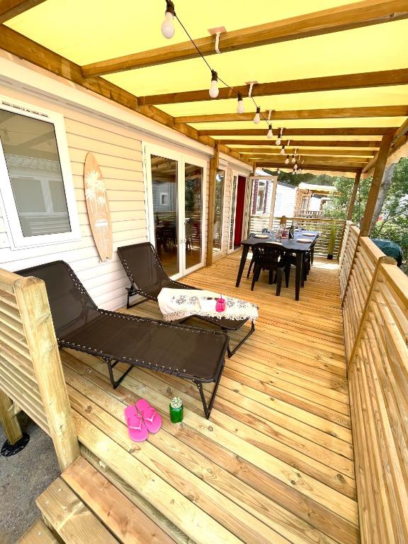 Mobil-home tout beau tout neuf, camping 4*, plage à pied ! - 5