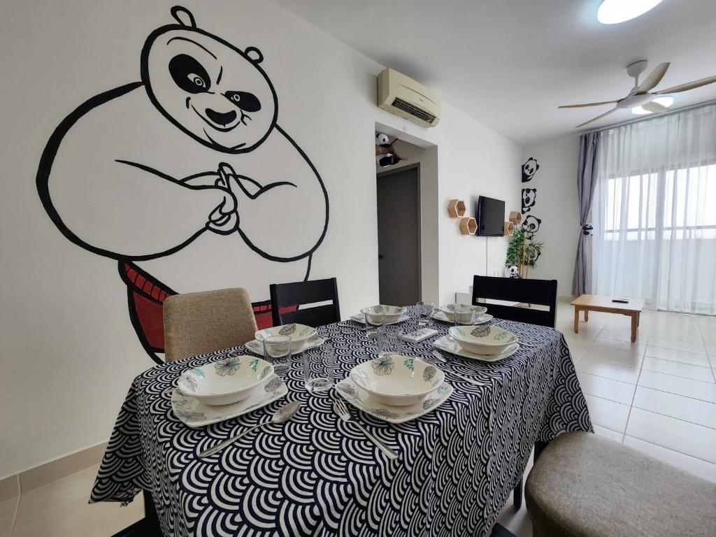 Netflix Panda House 3B2R Rimbayu kota kemuning with Atari games — Hotel in Shah Alam
