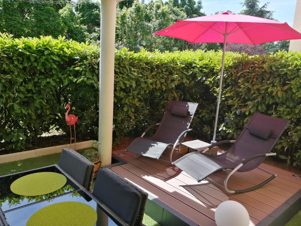Romantisme et glamour 2 avec spa , clim et jardin - 2
