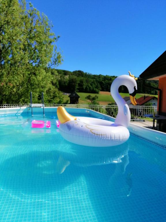 Apartment Tina with Seasonal Pool 전경