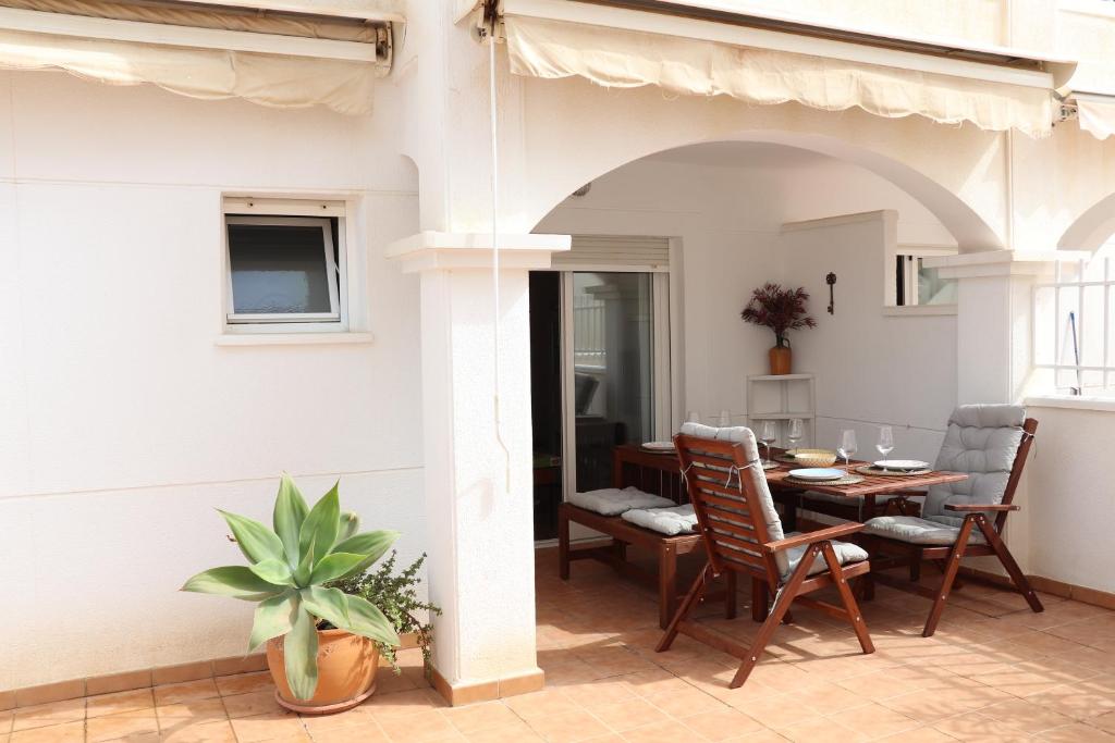 A 150 m de la plage. Logement 6 prs. Mojacar playa - 4