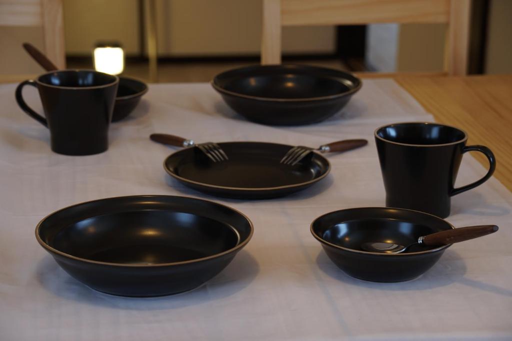 Kitchen, Kita-Shinjuku Wood Wall Stay in Tokyo