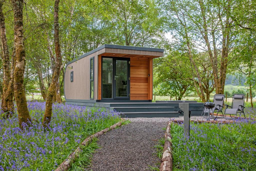 Ewe pod, luxury glamping pod with hot tub, Croft4glamping, Benderloch