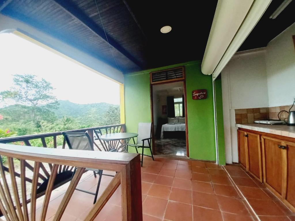 Balcony/terrace, Serenity Lodges Dominica in Marigot