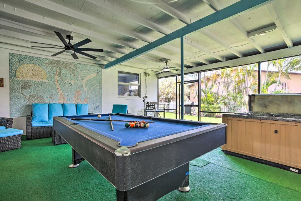 Tropical Oasis with Fire Pit and Private Yard!