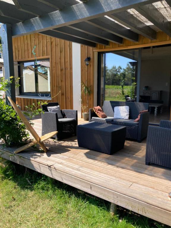 Maison dans la forêt landaise