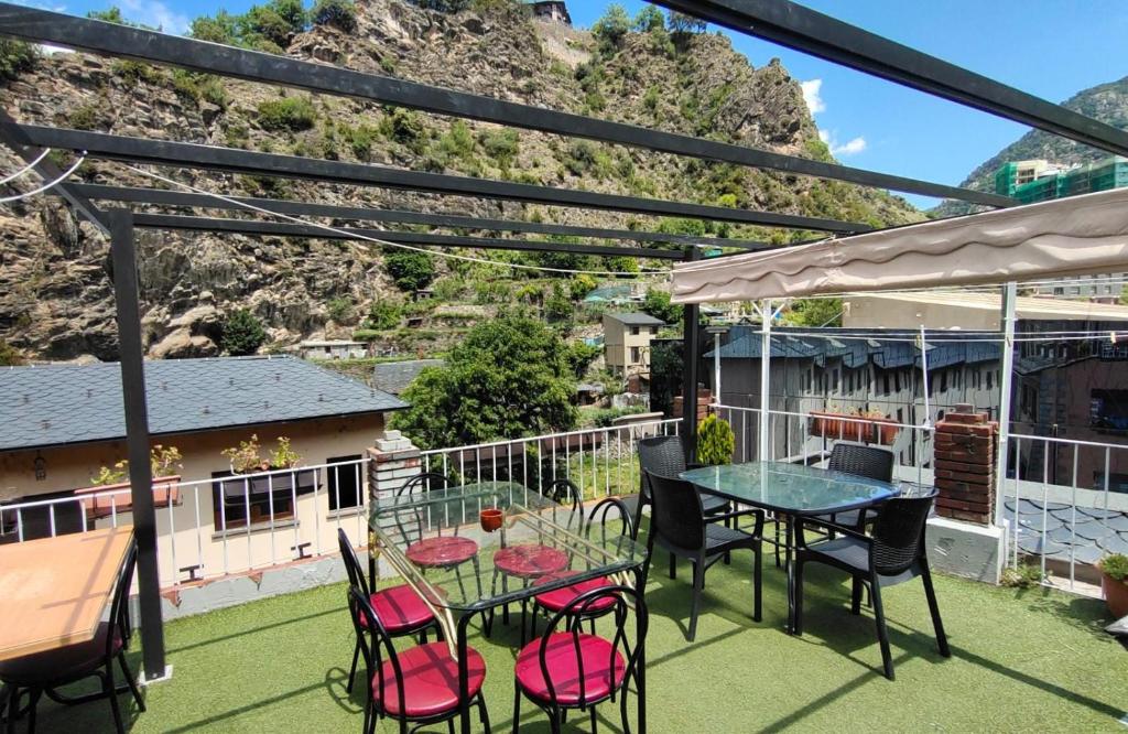 Balcony/terrace, Alberg Els Andes in Escaldes