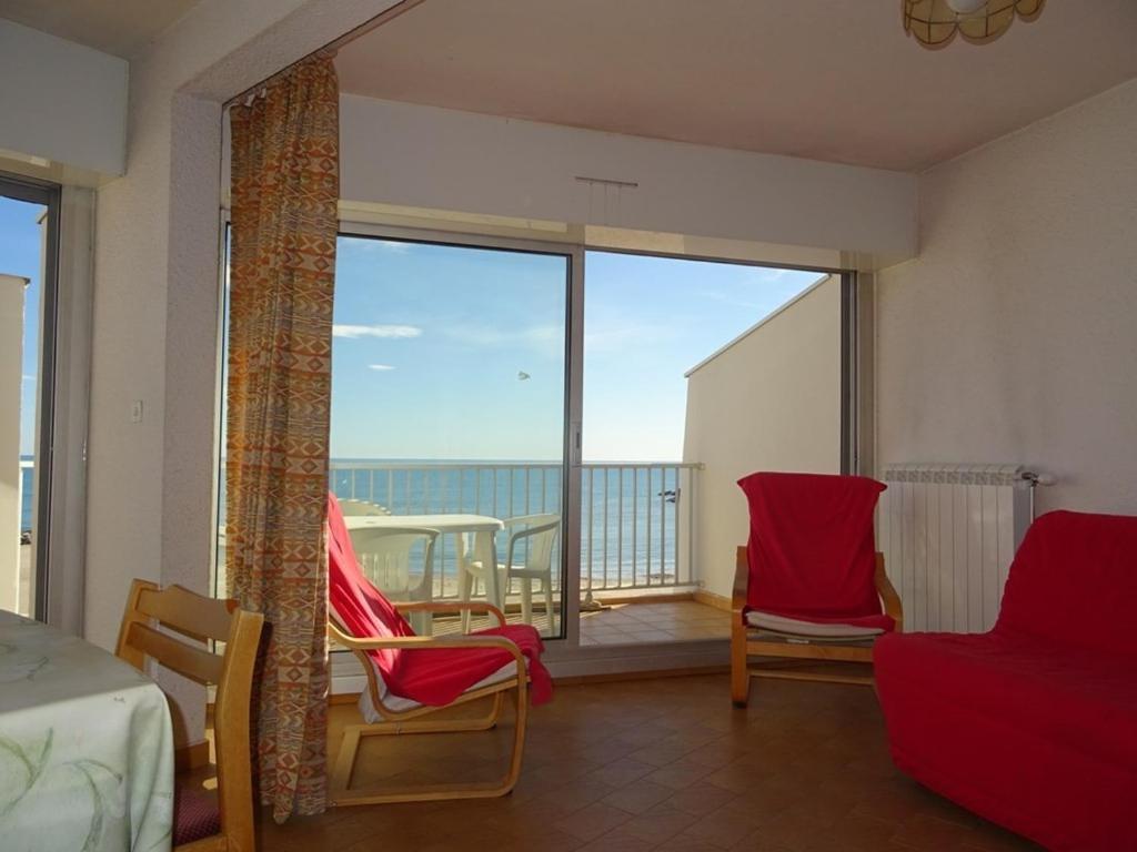 Palavas F2 cabine dernier étage, double terrasse, parking privé - 5