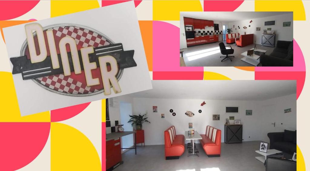 GITE AMERICAN DINER THE FARM OUEST 5 personnes