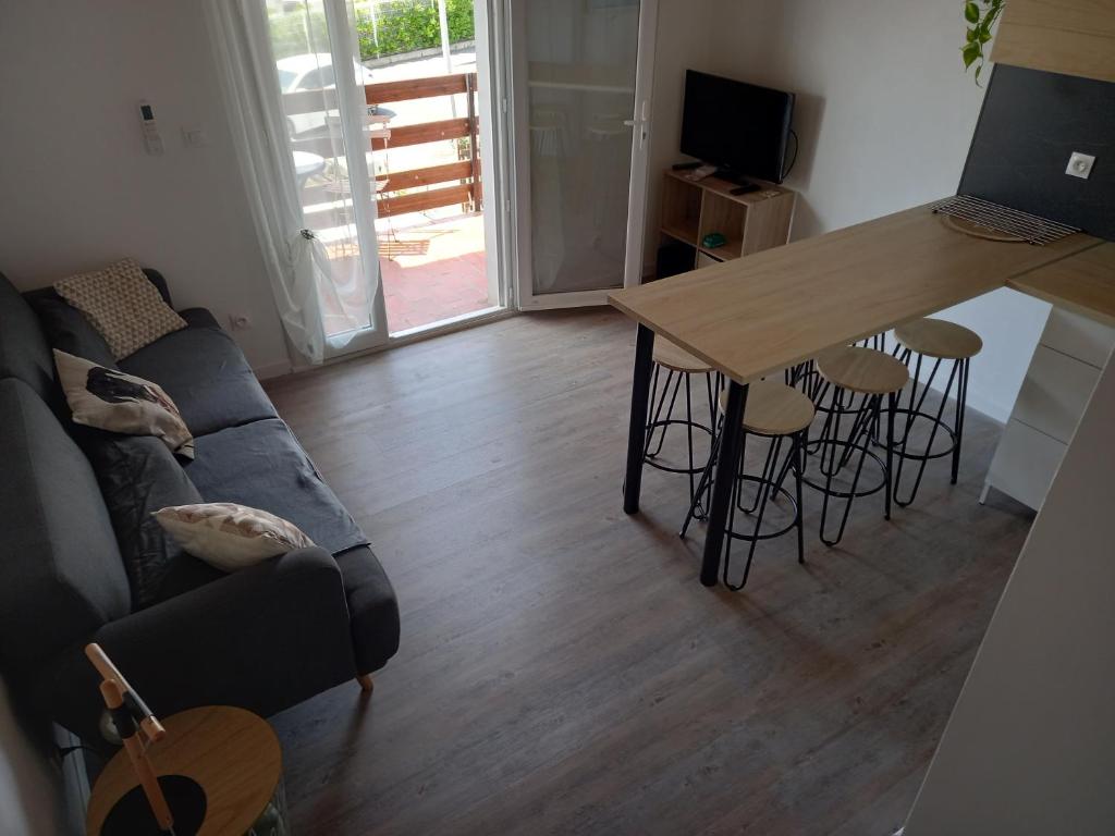 Les Cyclades, T3 climatisé, terrasse, 500m plage - 5