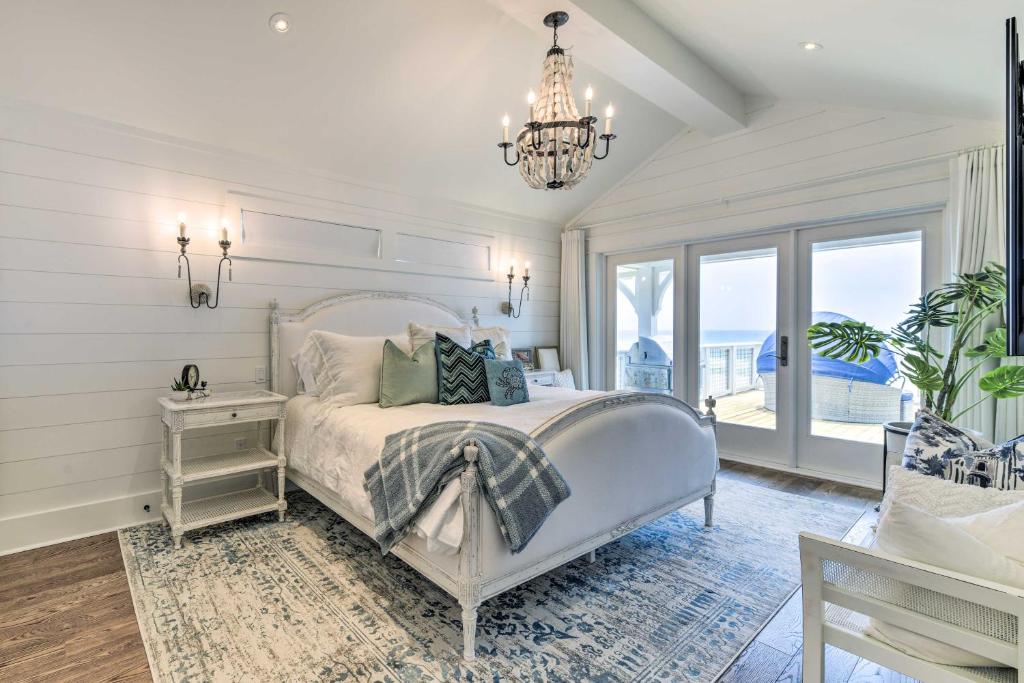 Luxe, Beachfront PCB Home with Decks and Grill! photo