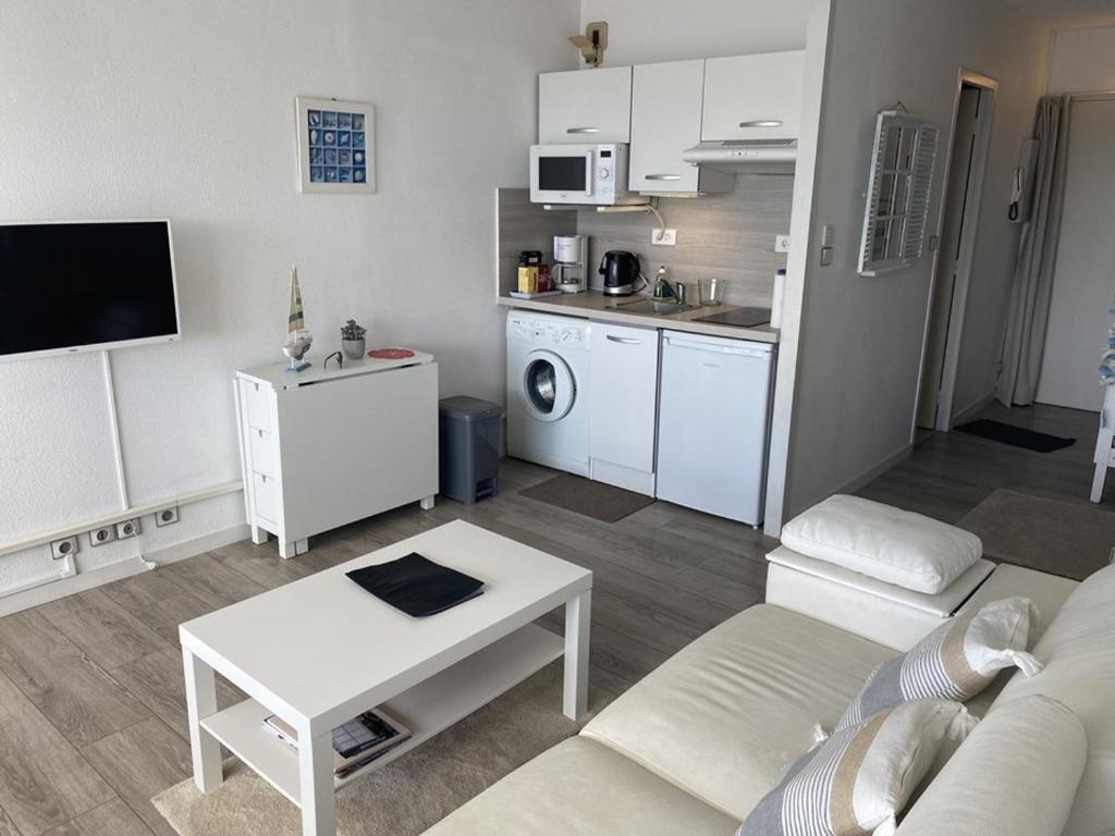 Studio cabine cosy, climatisation, vue port à Capbreton - FR-1-413-199 - 3