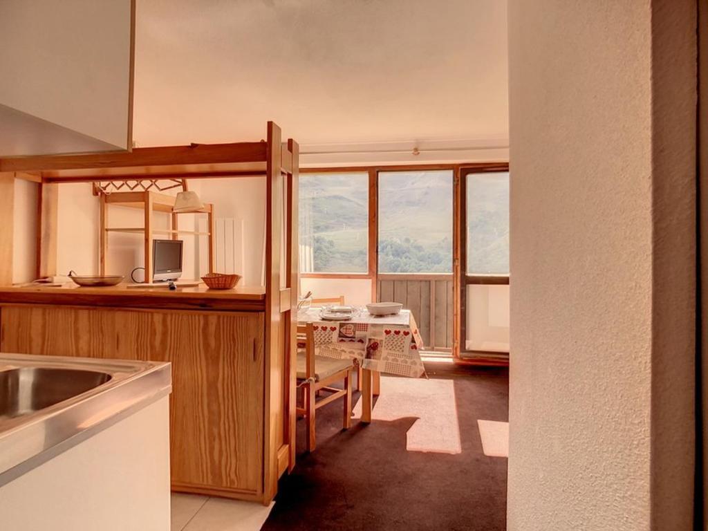 Studio lumineux, entrée/sortie skis aux pieds, balcon - FR-1-344-967 - 5