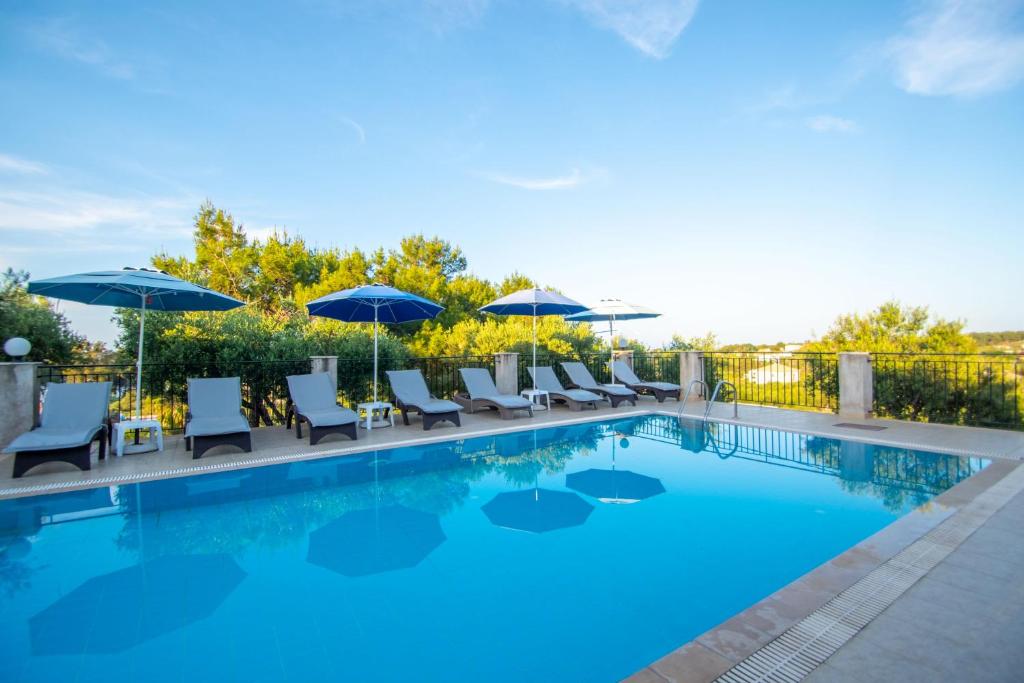 Aeolos Zante Villas with Heated Pool — Swimming pool in Vasilikos, Ionian Islands