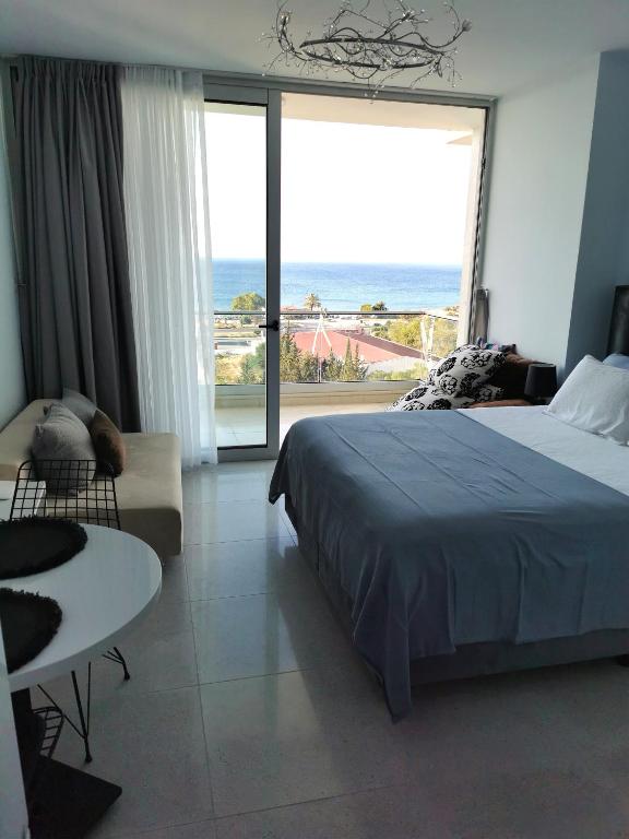 SEASKY Abelia, Studio with Sea View, Beach, Pools, Sauna, Bogaz Iskele North Cyprus, Boğaz