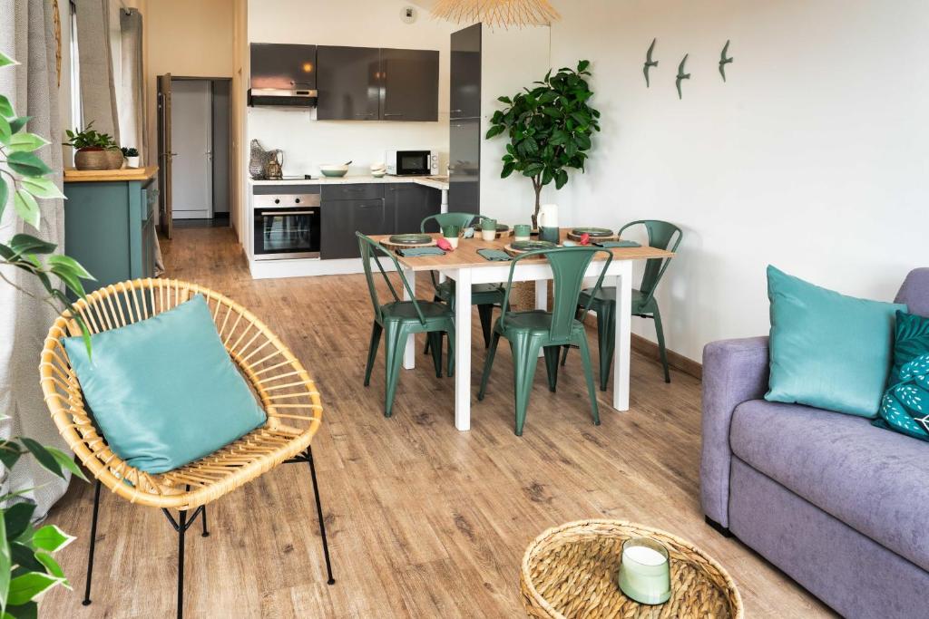 Mamita 4 "wooded stopover apartment" T2 47m terrace 24m - 3