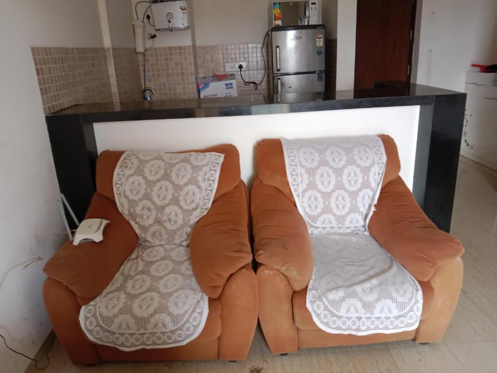 AC 1bhk furnished flat towards highway view in Lodha Belmondo, Pune photo
