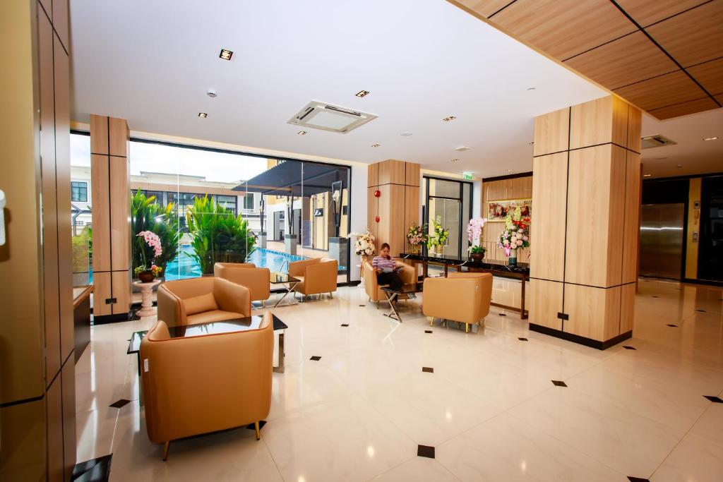 Lobby, Siri Hotel Lumphun in Lamphun
