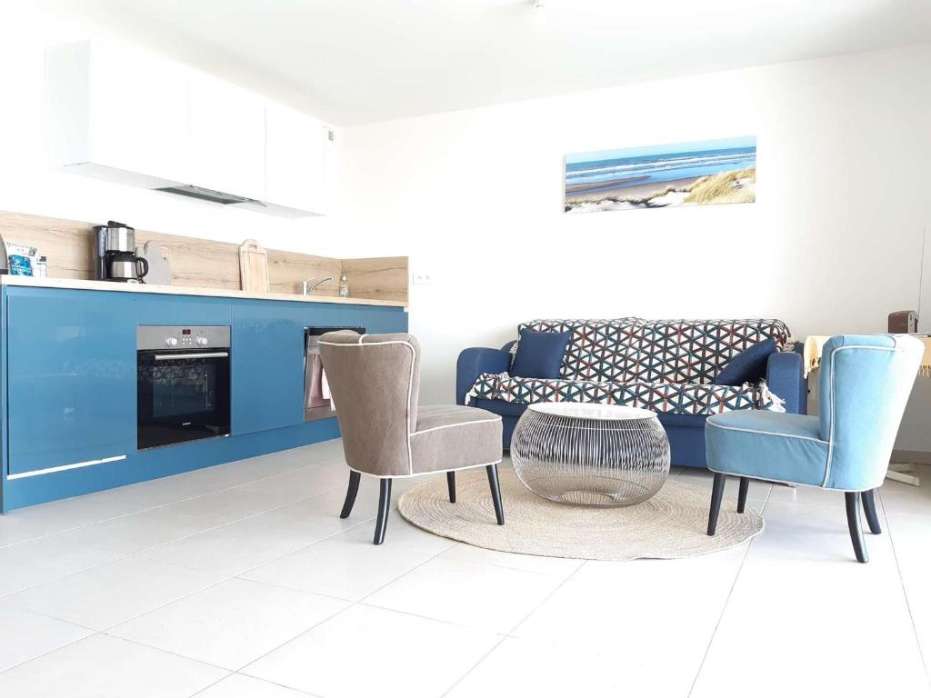 Appart 2 ch. avec accès plage et parking privé - FR-1-674-34 - 1