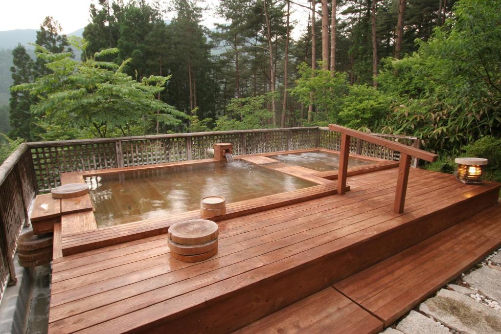 Hot spring bath, Tokonamiso Ryokan in Iida