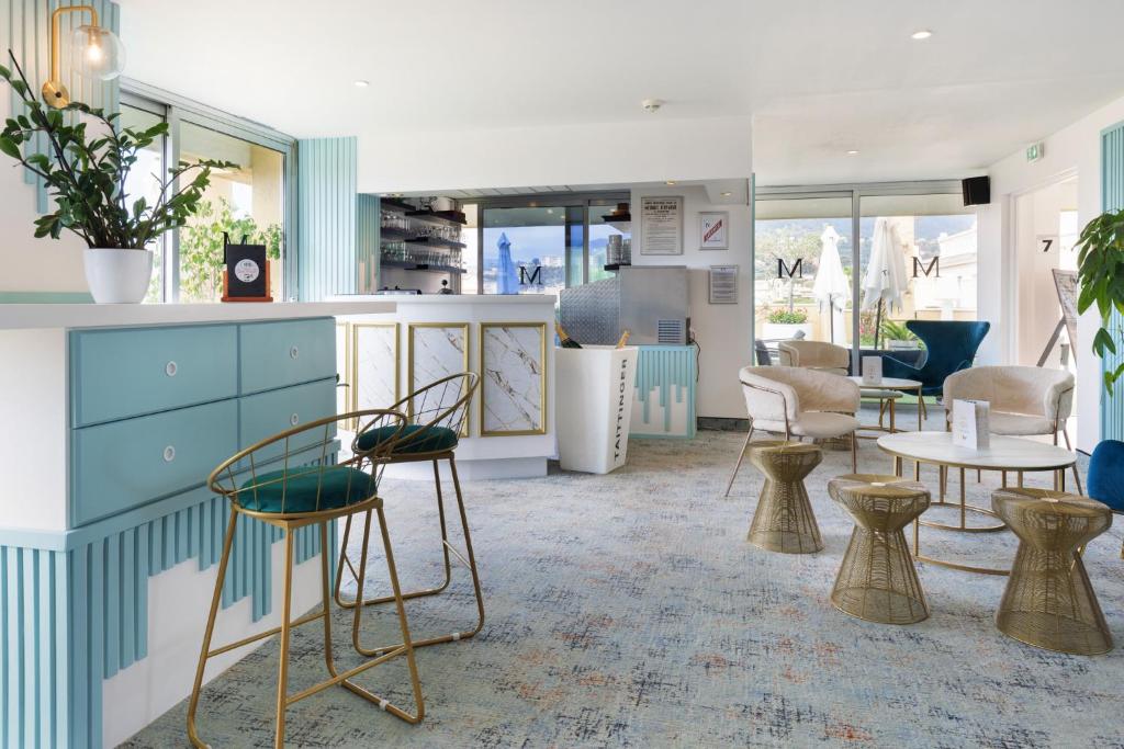 Bar/lounge, Best Western Hotel Mediterranee Menton in Menton