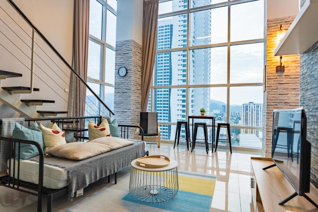 Maritime Luxury Duplex 2Bedrooms 6-10pax — Hotel in Penang