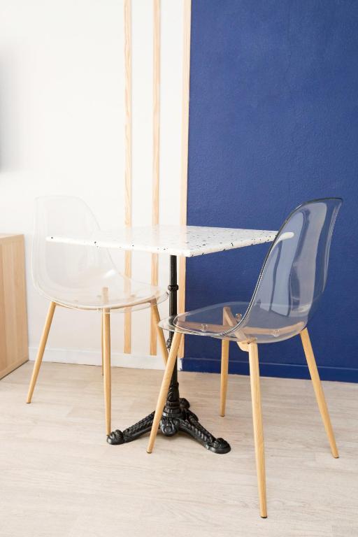 Grand studio avec climatisation, balcon proche gare centre ville - 5