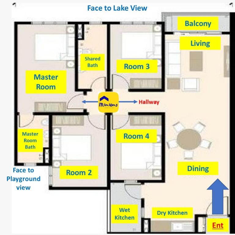 BSP21 Minions Homestay Near KLIA  photo