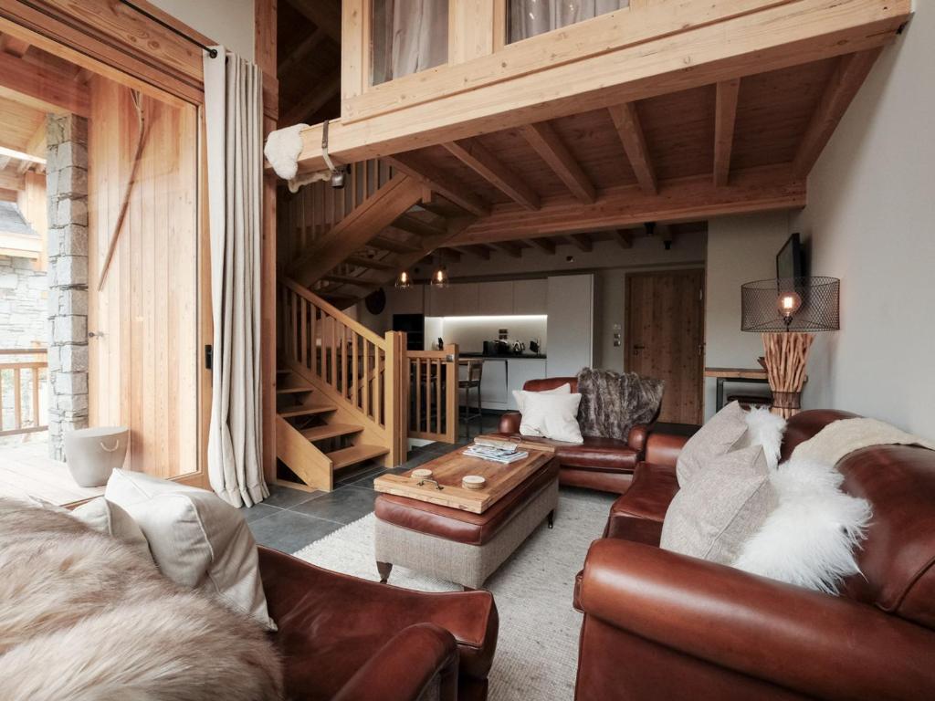 Chalet confort 6 pers, accès pistes, sauna, parking inclus - FR-1-344-783 - 2