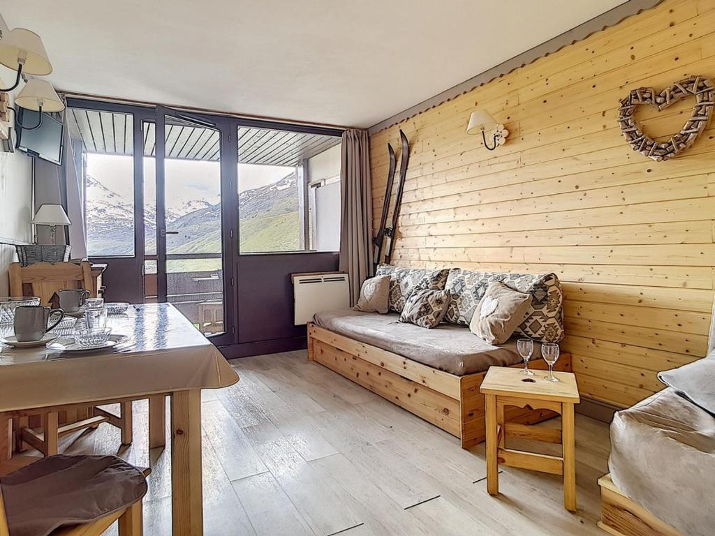 Studio moderne, ski aux pieds, balcon sud, centre Les Menuires - FR-1-344-888 - 3