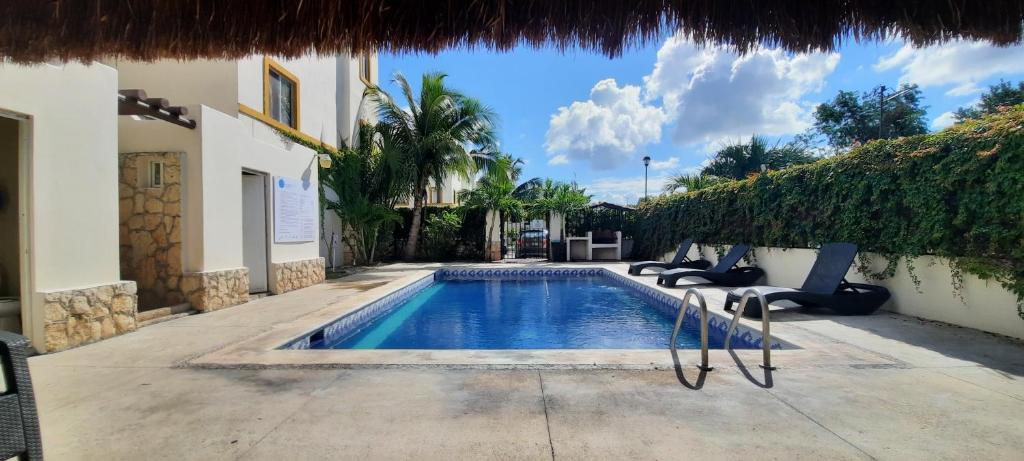 Apartamento en Fraccionamiento Privado 6 personas 5 camas con piscina cerca de la Playa - 3
