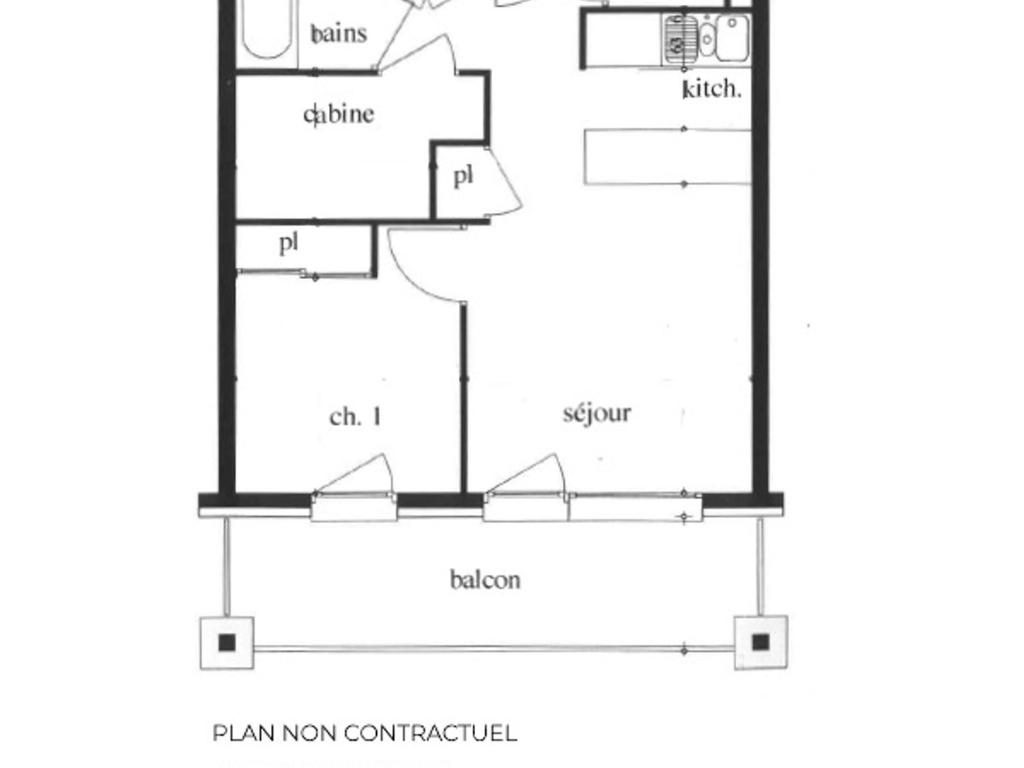 Appartement 2 pièces, 4/6 pers, animaux acceptés - FR-1-452-8 - 3