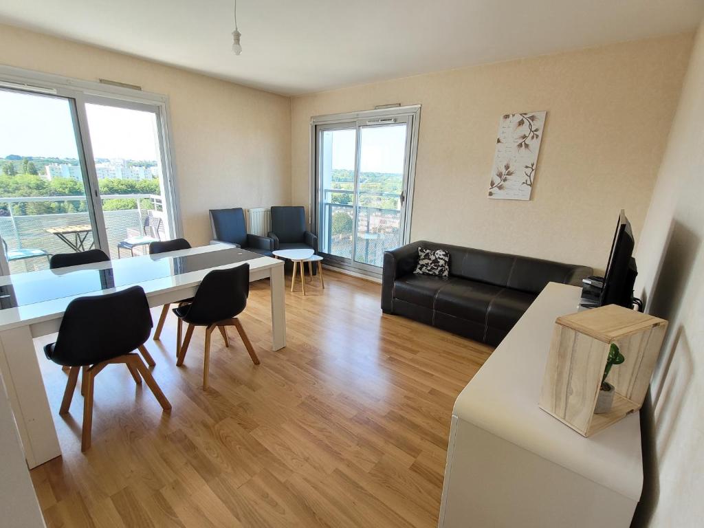 Appartement T5 avec 4 lits doubles, Brest