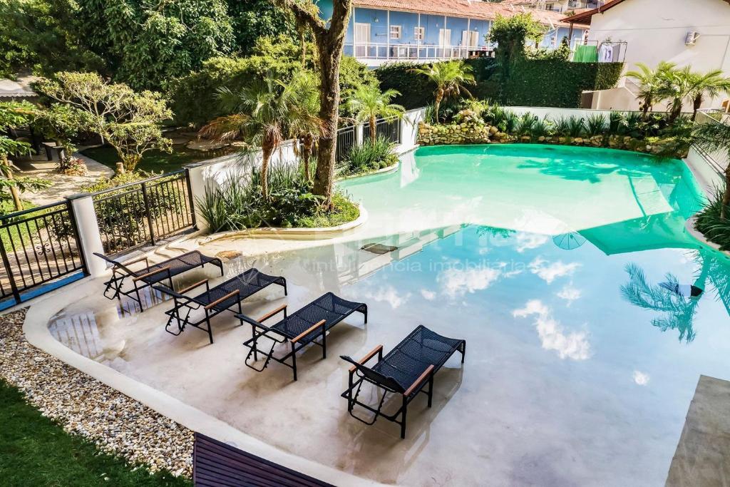 505 Bl 03 - WaldGarten Bombinhas - 50 m do Mar e Frente Avenida - Condomínio de Alto Padrão - Piscina - Academia - Salão de jogos, Bombinhas