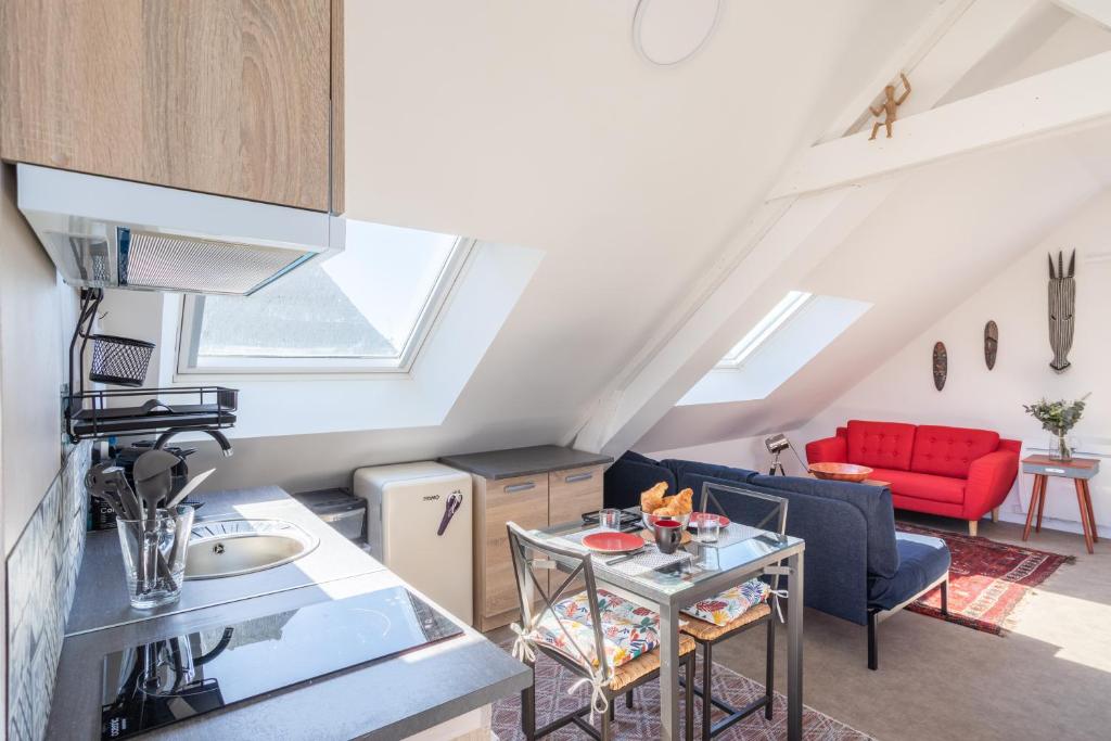 Teranga - Studio avec grande terrasse dans Rennes - 2