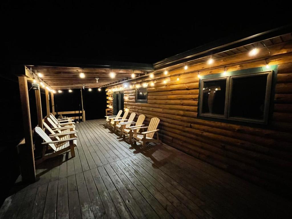 Afton Cabin 주방 시설