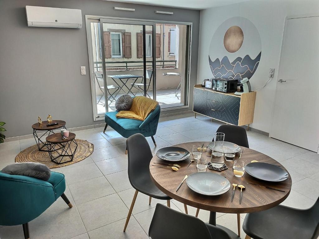 Le Fil d'Or - Terrasse, Box privé, Centre ville - 4