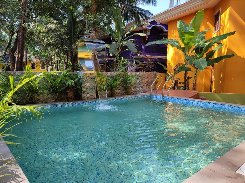 luxury villa with private pool near beach photo