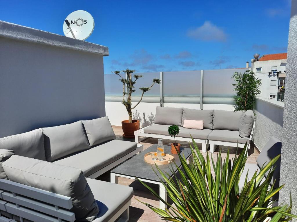Sitius 5B - NEW seaview apartment with rooftop terrace in historical centre Sitio da Nazaré, Nazaré