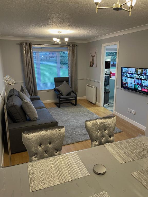 2 Bed Contemporary Apartment Glasgow Free Parking Netflix Sleeps 4