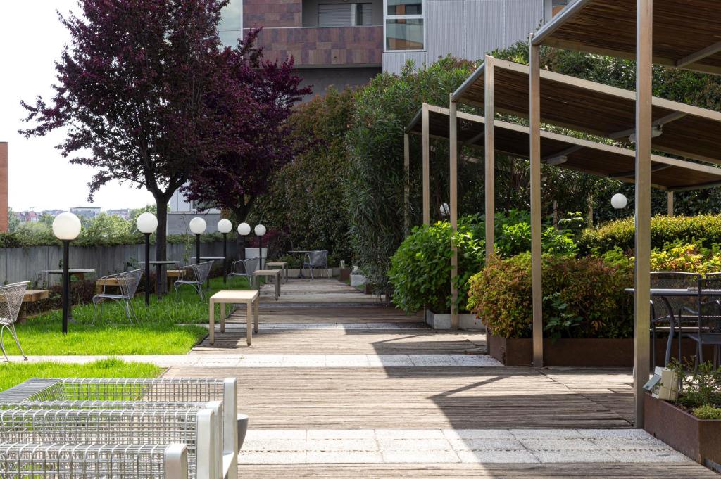 Garden, Art Hotel Olympic in Turin