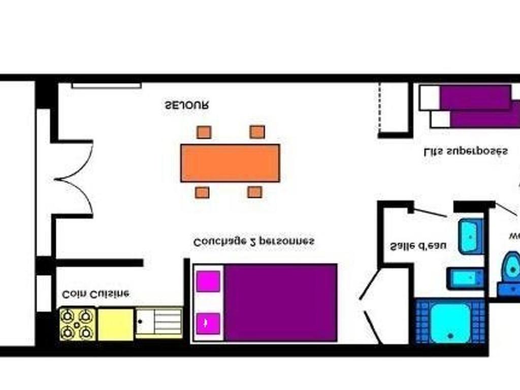 Studio confortable à Vars, 4 couchages, à 100m des pistes, proche commerces, parfait pour vacances - FR-1-330B-195 - 2