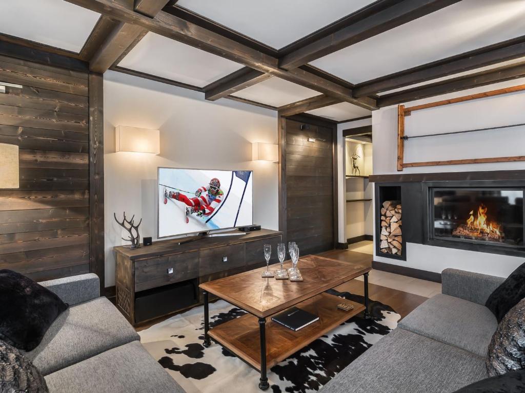 Chic appartement central avec cheminée et parking à Courchevel - FR-1-563-64 - 3