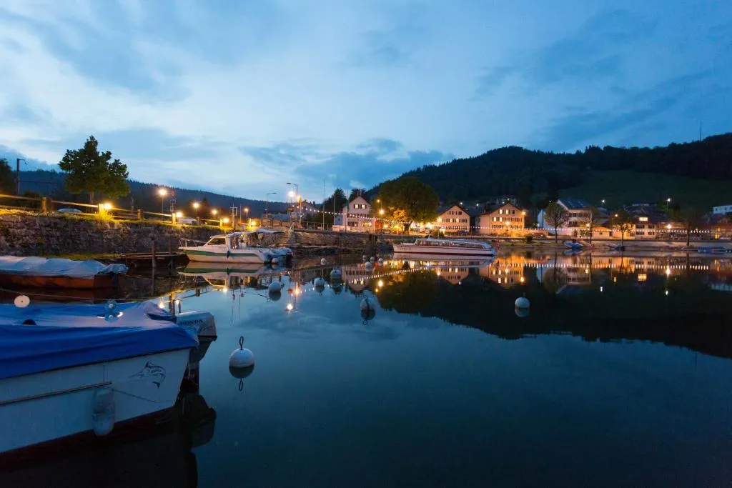 HOTEL de la Truite & SPA Le petit Nautilus，位于Le Pont的酒店